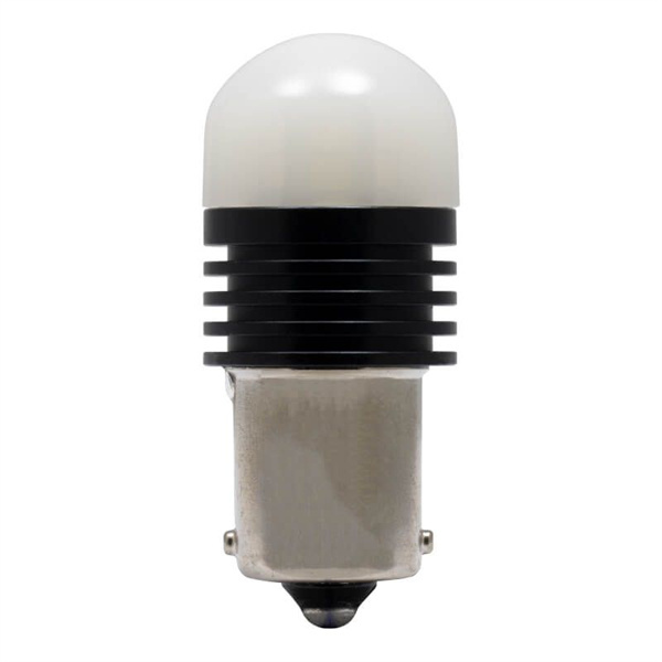 Roadvision LED Bayonet 12V-24V 21W BA15S 6000K White 2PK Signal Globes- 2 Years Warranty