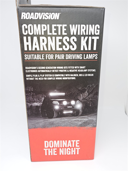 Roadvision’s LED Driving Lights Wiring Kits Wire Harness Loom Kits suit LED Light Bars or Spot Lights