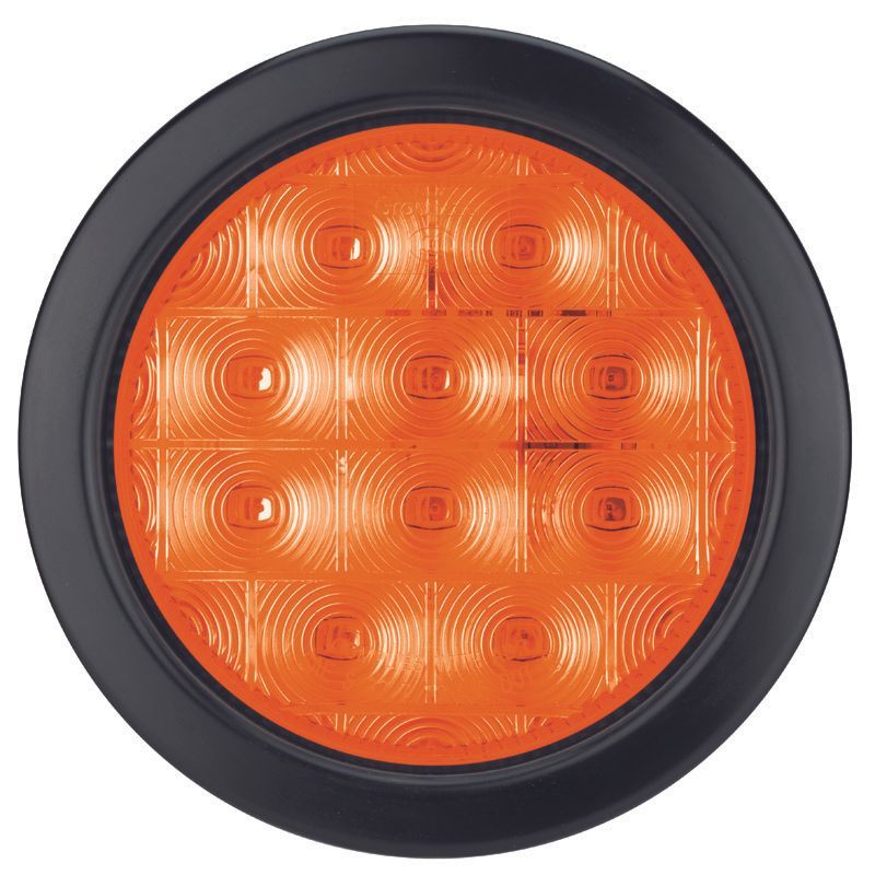 Roadvision LED Stop/Tail Lamp 4in Round 10-30V Grommet Mount Includes Grommet - 5 Years Warranty