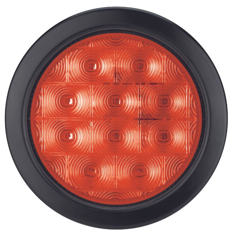 Roadvision LED Stop/Tail Lamp 4in Round 10-30V Grommet Mount Includes Grommet - 5 Years Warranty