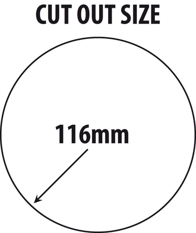 Roadvision LED Stop/Tail Lamp 4in Round 10-30V Grommet Mount Includes Grommet - 5 Years Warranty