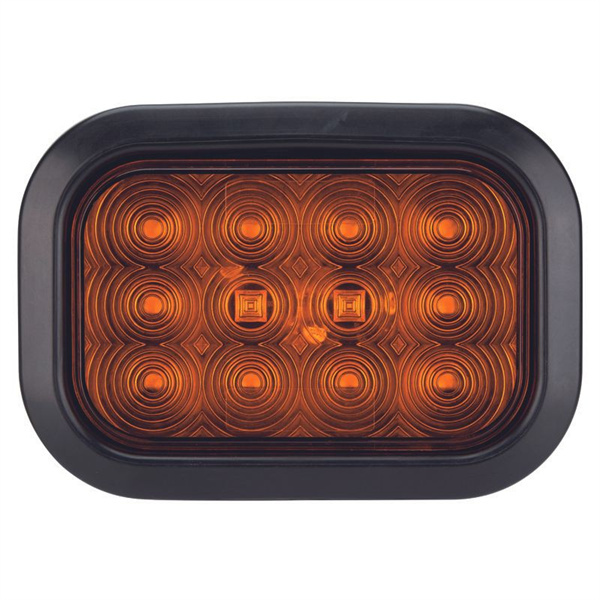 Roadvision LED Stop/Tail Lamp Rectangular 10-30V Grommet Mount Includes Grommet - 5 Years Warranty