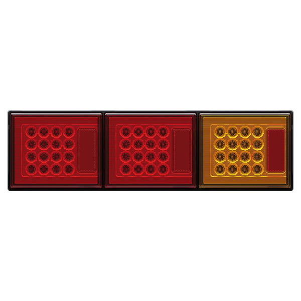 Roadvision LED Rear Combination Lamp 10-30V Stop/Tail x 2/Indicator Triple Surface Mount 460x130mm - 5 years warranty