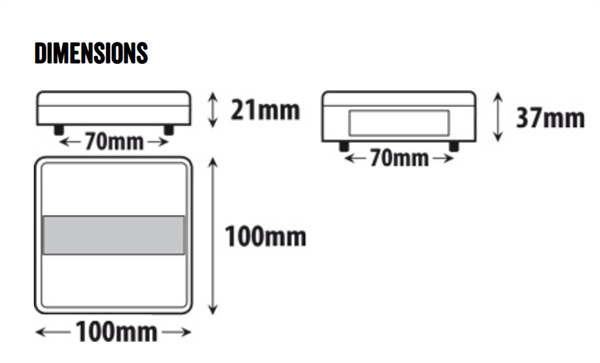 Roadvision LED Rear Combination Lamp Kit 12V Stop/Tail/Ind/Ref Surface Mount 100x100mm Twin Pack - 5 Years warranty