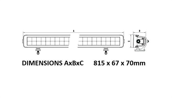 road vision led light bar