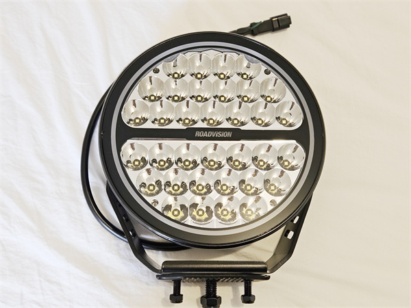 Roadvision Stealth Halo 9 Inch LED Spot Beam Light With Halo Ring 9-32V - 7 Years Warranty