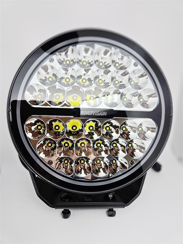 Roadvision Stealth Halo 9 Inch LED Spot Beam Light With Halo Ring 9-32V - 7 Years Warranty