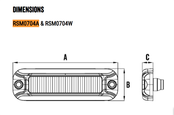 12v flashing led warning lights