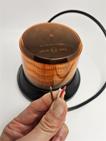 Roadvision LED Beacon Revolver Mini 10-30V Amber Fixed Mount 15W 5 Function SAE Class 1 - 5 Years Warranty