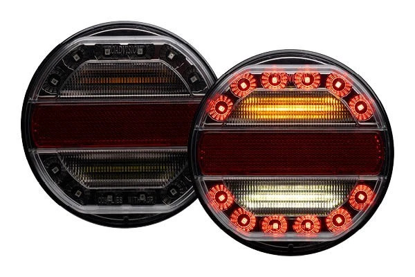 Roadvision LED Rear Combination Lamp 10-30V Stop/Tail/Ind/Rev/ Ref 125x32mm - 5 Years Warranty
