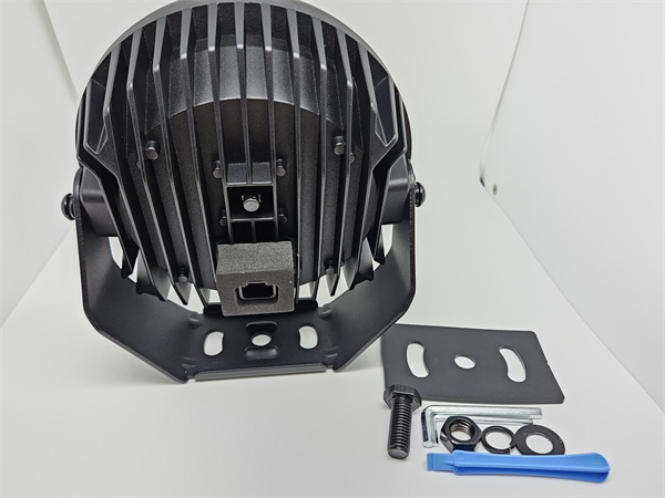 Roadvision LED Driving Light Set 7in DLE 11-32V 75W 8000lm IP68 Combo Beam + Covers Pair