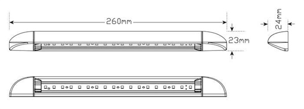 LED Autolamps awning lamp
