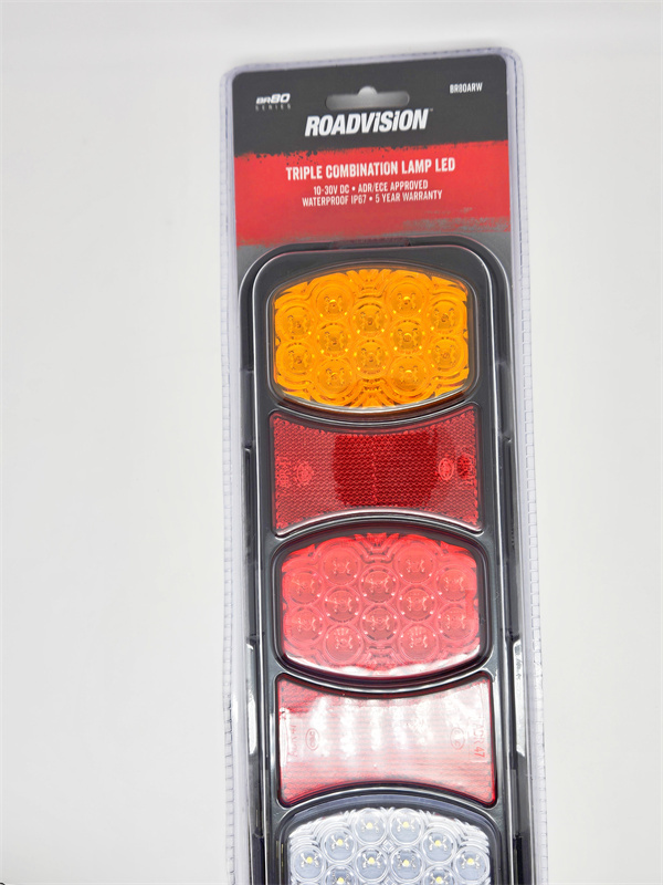 Roadvision LED Rear Combination Lamp 10-30V Stop/Tail/Ind/Rev IP67 Surface Mount 288x107mm - 5 years warranty