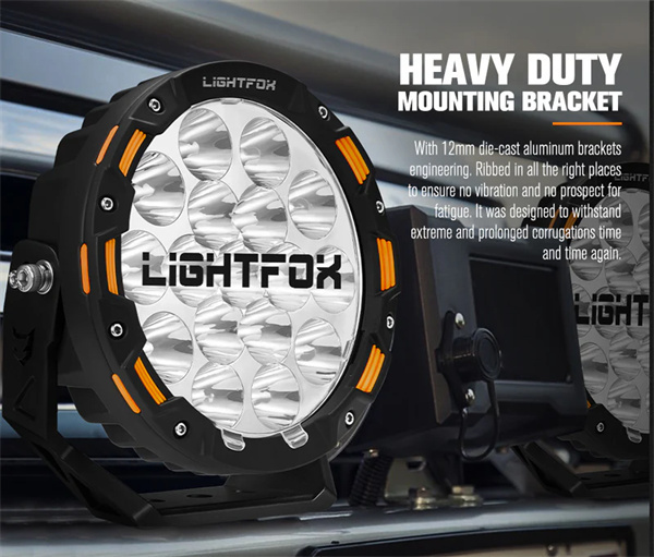 Lightfox 7" LED Driving Light 1Lux@1,032M IP68 13,226 lumens- 5 Years Warranty