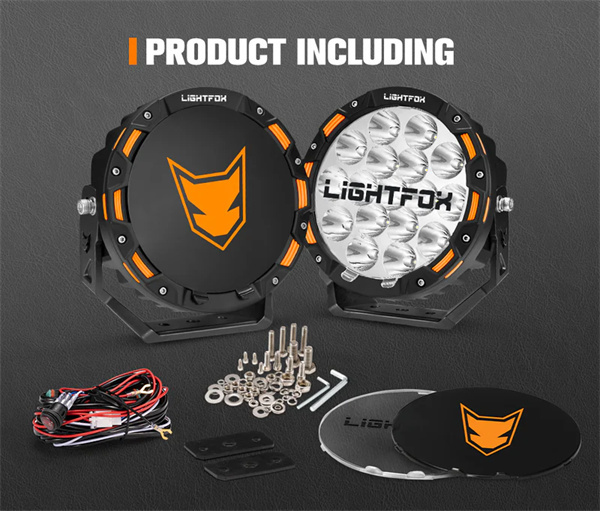 Lightfox 7" LED Driving Light 1Lux@1,032M IP68 13,226 lumens- 5 Years Warranty