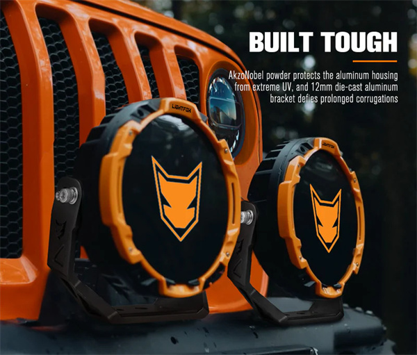 Lightfox Starrix 7inch LED Driving Light 1Lux@1,287M IP68 15,366 lumen - 5 Years Warranty