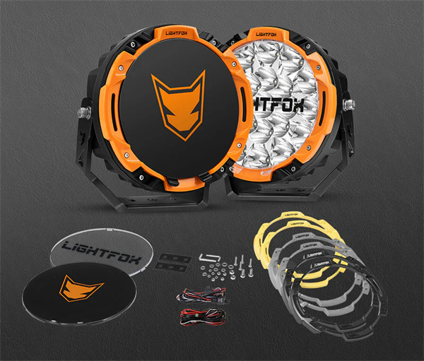 Lightfox Starrix 7inch LED Driving Light 1Lux@1,287M IP68 15,366 lumen - 5 Years Warranty