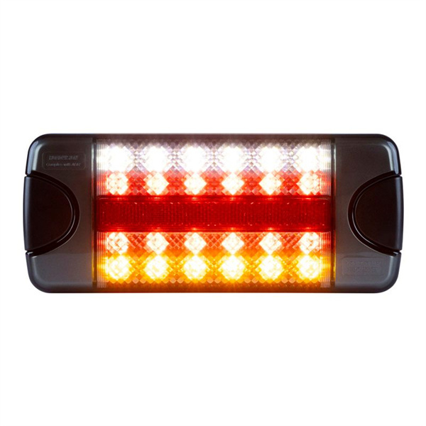  Roadvision LED Rear Combination Lamp 10-30V Stop/Tail/Ind/Rev/ Ref Surface Mount 218x92mm - 5 Years Warranty
