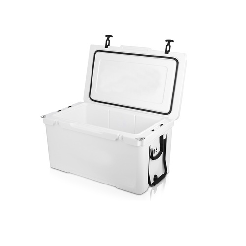 115QT rotomolded cooler with wheels and handle