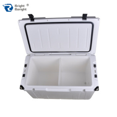 78QT rotomolded ice chest cooler,rolling cooler,wheeled cooler