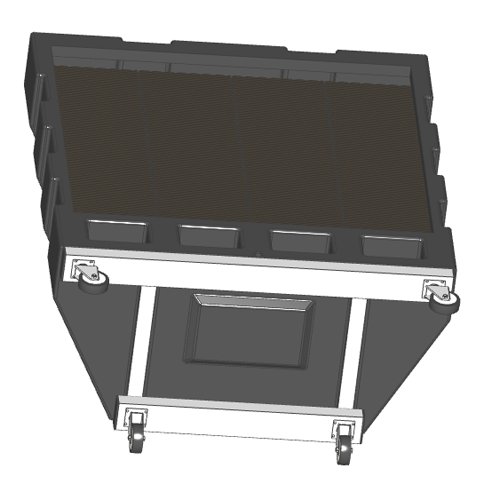 Industrial evaporative air cooler