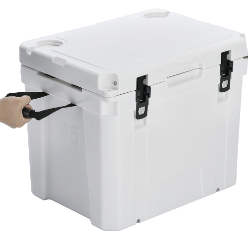 45QT rotomolded camping ice cooler box