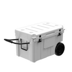 Boright 65QT large rotomolded Ice cooler box with wheels