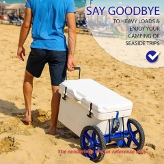 Customized Heavy-Duty Cooler Cart Kit wheels