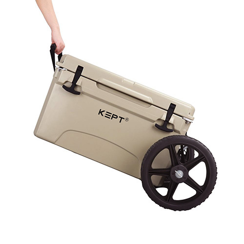 Coolers on wheels cart kit