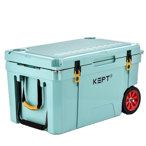 Boright 65QT large rotomolded Ice cooler box with wheels