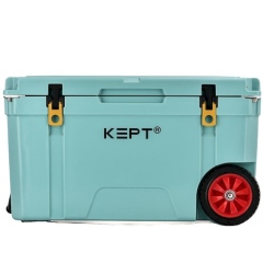 Boright 65QT large rotomolded Ice cooler box with wheels