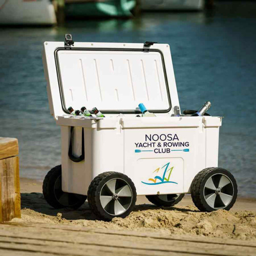 78QT rotomolded ice chest cooler,rolling cooler,wheeled cooler, wheels for choice