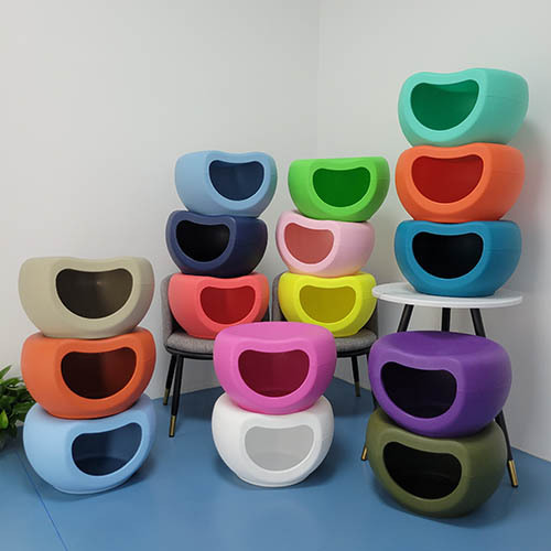 Cat bed made with the rotational molding proces