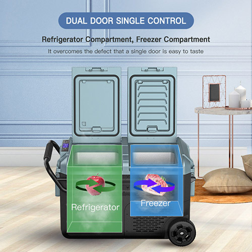 45 cans portable travel car refrigerator cooler fridge,12V Fridge for Car