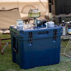 45QT rotomolded ice chest camping cooler,wheels for choice