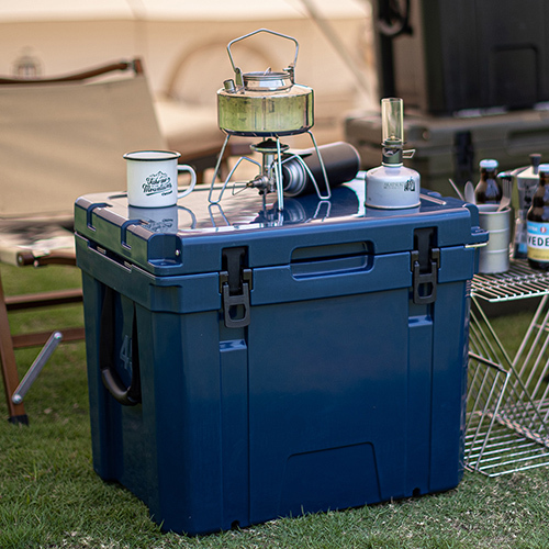 45QT rotomolded ice chest camping cooler,wheels for choice