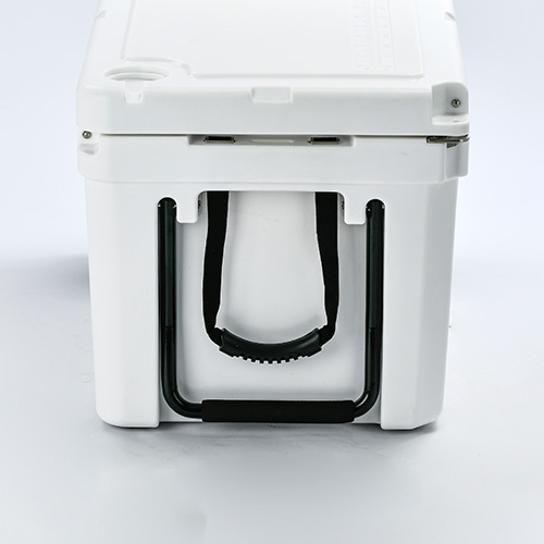 110QT rotomolded large cooler with wheels and arm handle