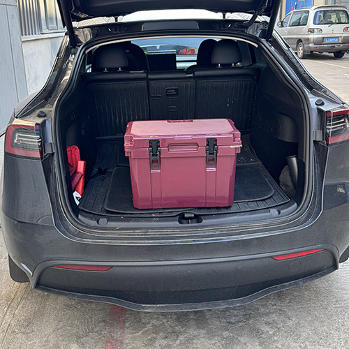 Ice chest for outdoor adventures - rotomolded cooler