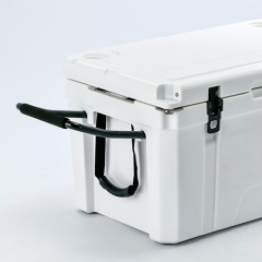 Heavy-Duty Boright 110QT rotomolded Cooler with Wheels and arm handle