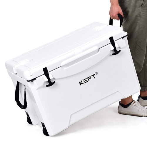 Boright 72QT Rotomolded Cooler Box with Wheels – Heavy-Duty Outdoor Cooler for Camping, Fishing & Beach Adventures