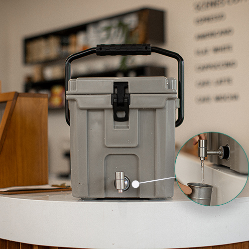 Faucet Adapter Plug for Rotomolded Cooler Box