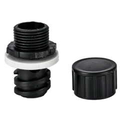 Cooler Drain Plug Hose Connection