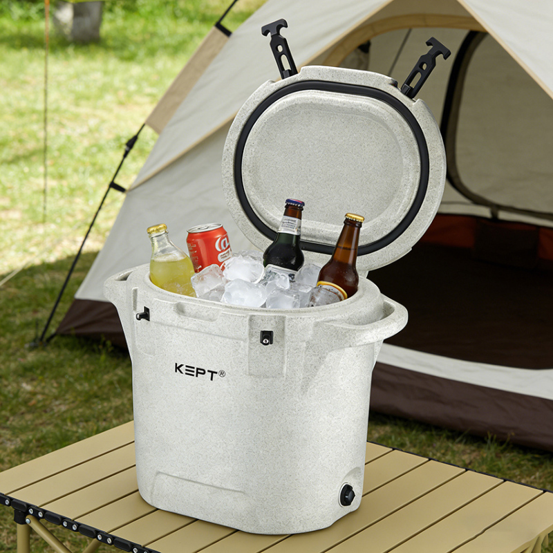 27QT Rotomolded Round Cooler – Best Ice Chest for Camping