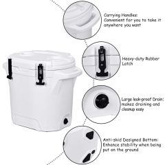 27QT Rotomolded Round Cooler – Best Ice Chest for Camping