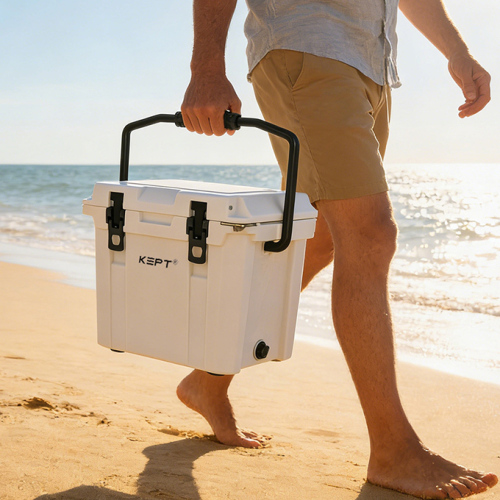 Boright 13QT Rotomolded Cooler – Premium Ice Chest with Aluminum Handle & Nylon Grip