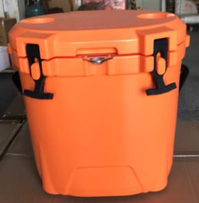 Light Orange Rotomolded Cooler