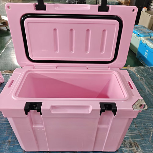 Light Pink Pantone 2036U Rotomolded Cooler