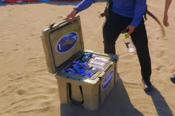 Boright 65QT Rotomolded Cooler Appears in MrBeast Extreme Survival Video