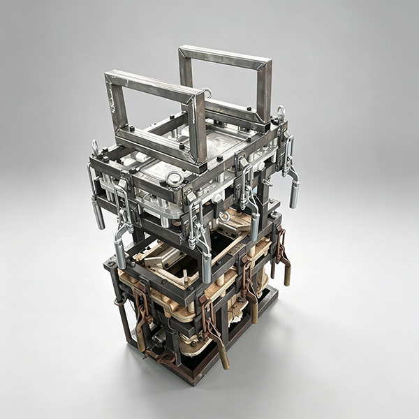 Complete Rotomolded Cooler Mold System: Body Mold, Lid Mold & PU Foaming Jig for Mass Production