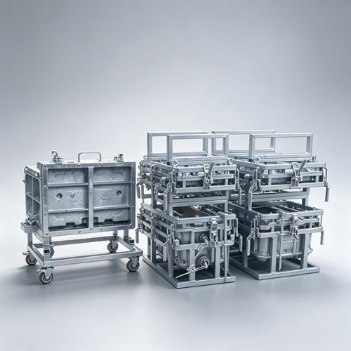 Complete Rotomolded Cooler Mold System: Body Mold, Lid Mold & PU Foaming Jig for Mass Production